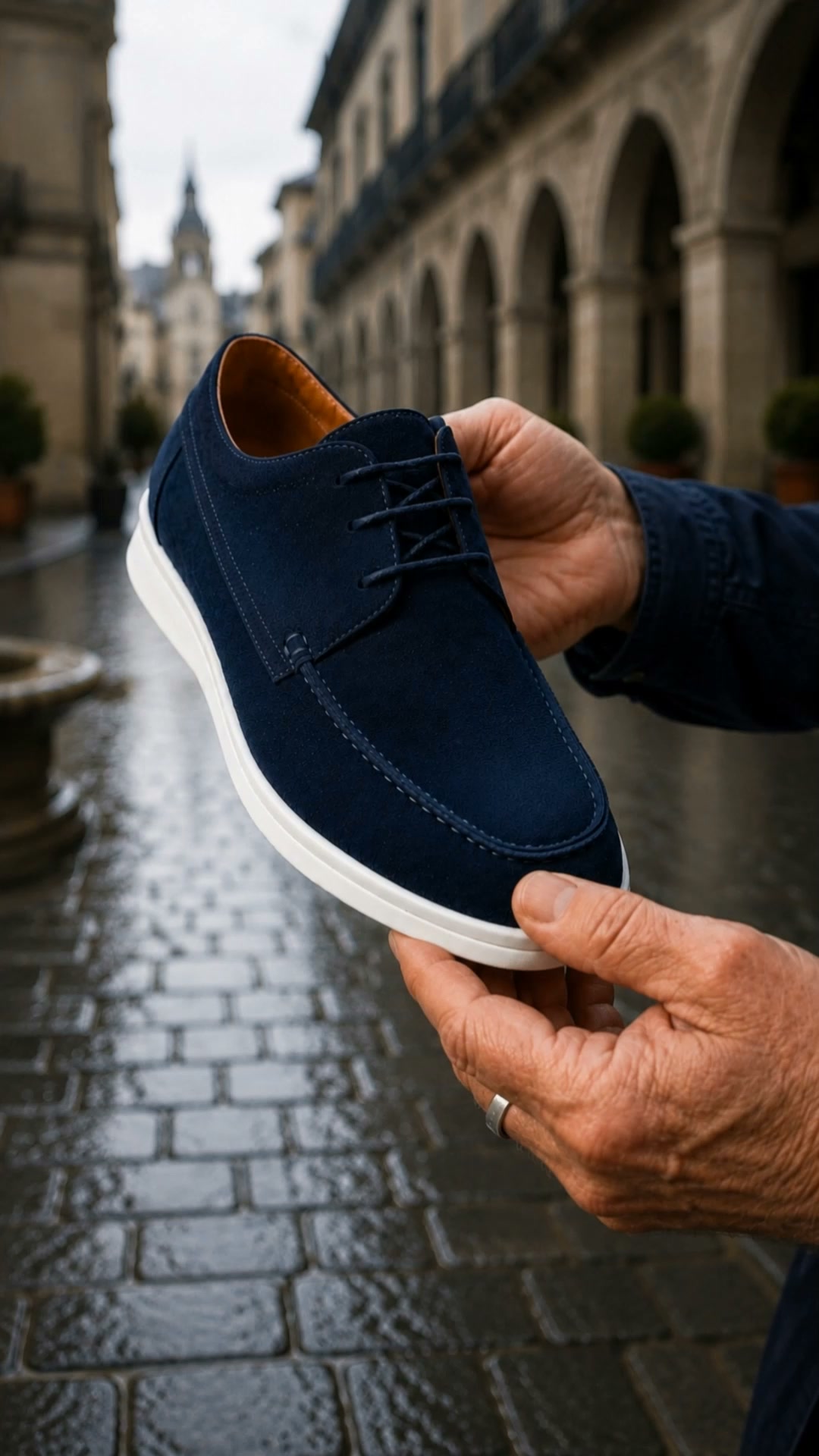 The Dignified Dress Shoe. The Comfort of a Sneaker.