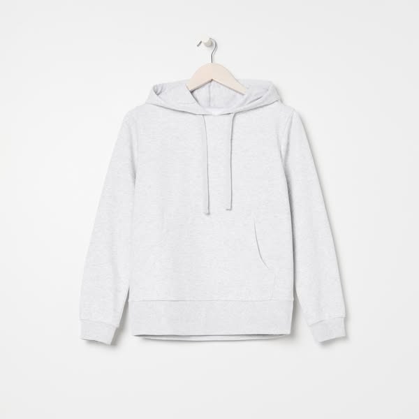 Felpa basic con cappuccio