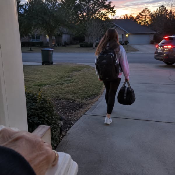 My daughter left me.