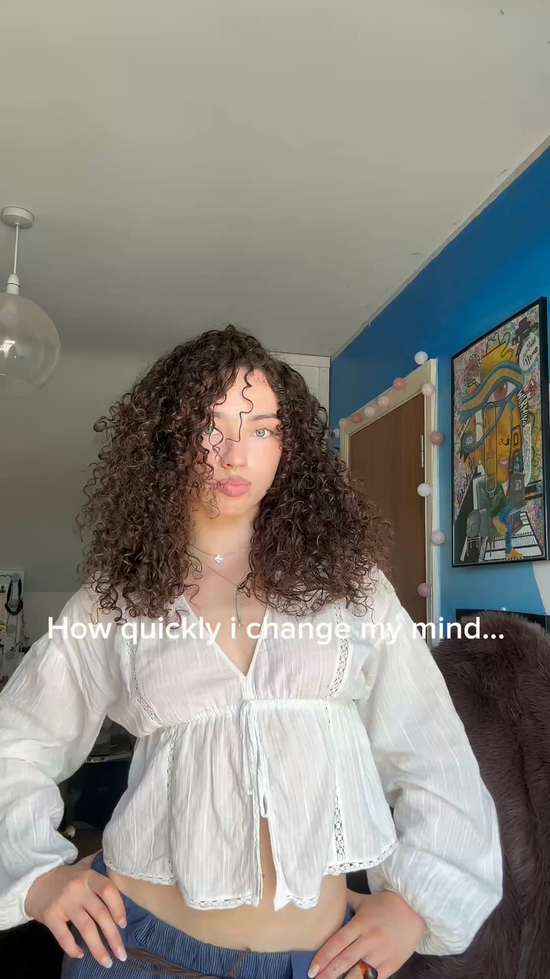 One set of curls. Two completely different looks.