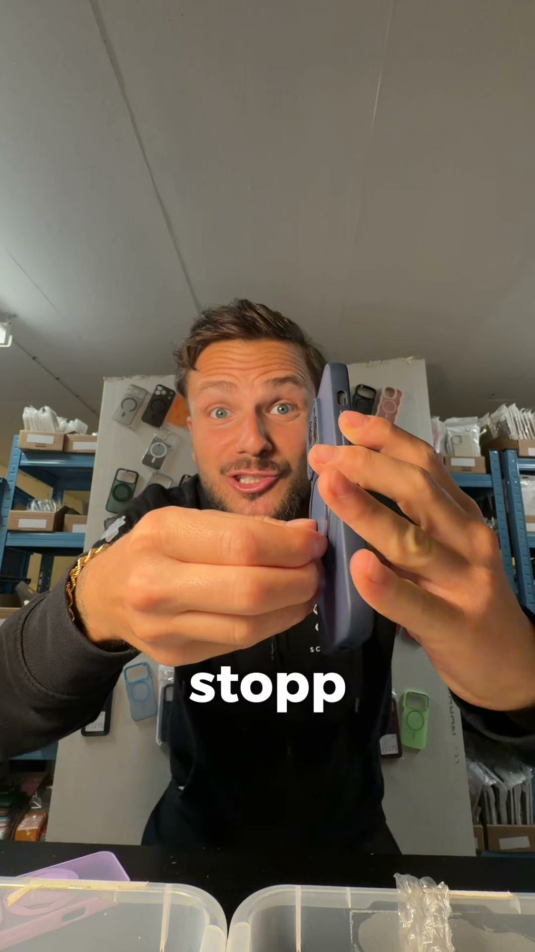 Mobilskal med 360° ring