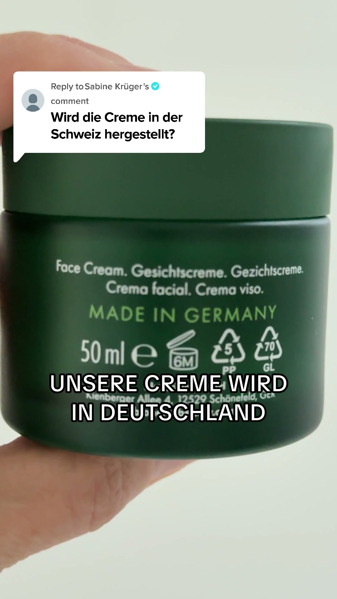 Weniger Falten oder Geld zurück