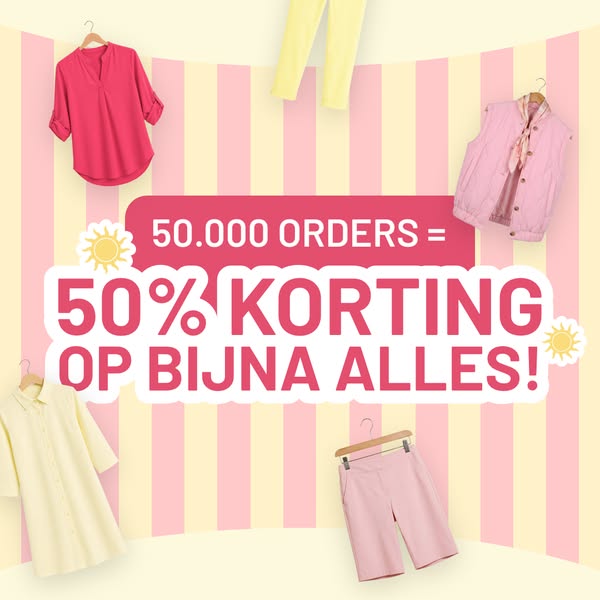 50% korting op bijna alles!