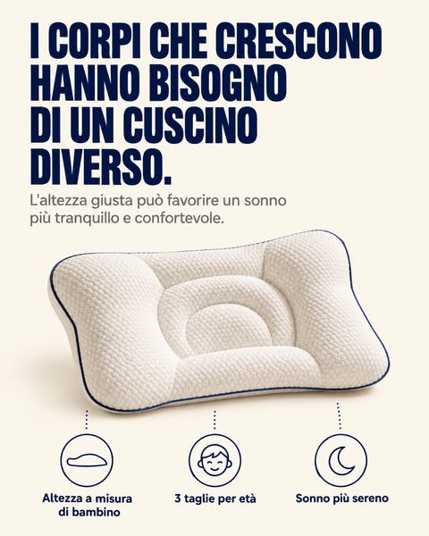 Serenia • Il Cuscino Posturale per Bambini
