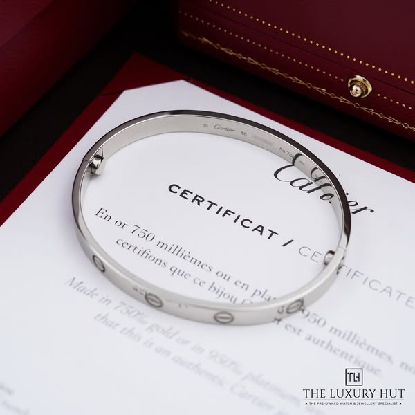 White Gold Bangle