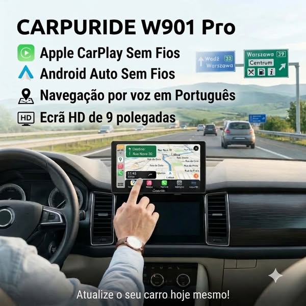 Ecrã grande para uma experiência de condução diária agradável.