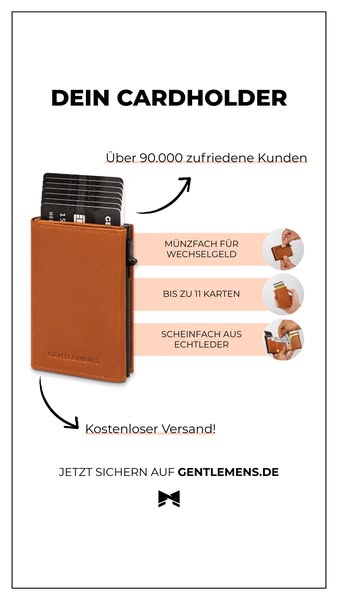 Der Cardholder für stilvolle Ordnung