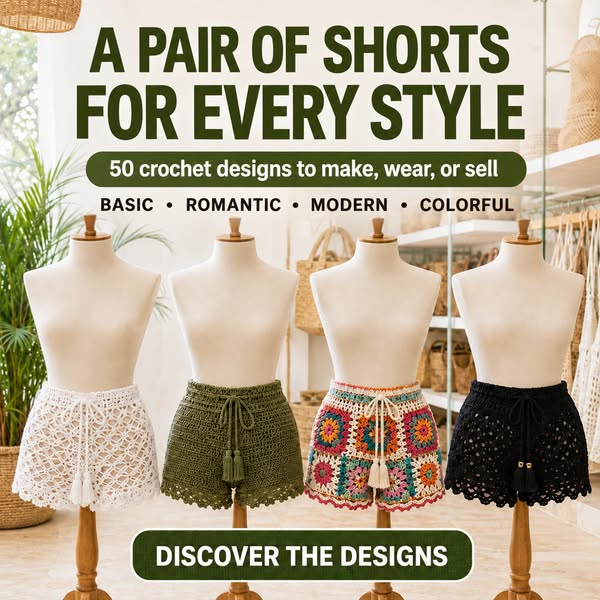 50 Crochet Shorts