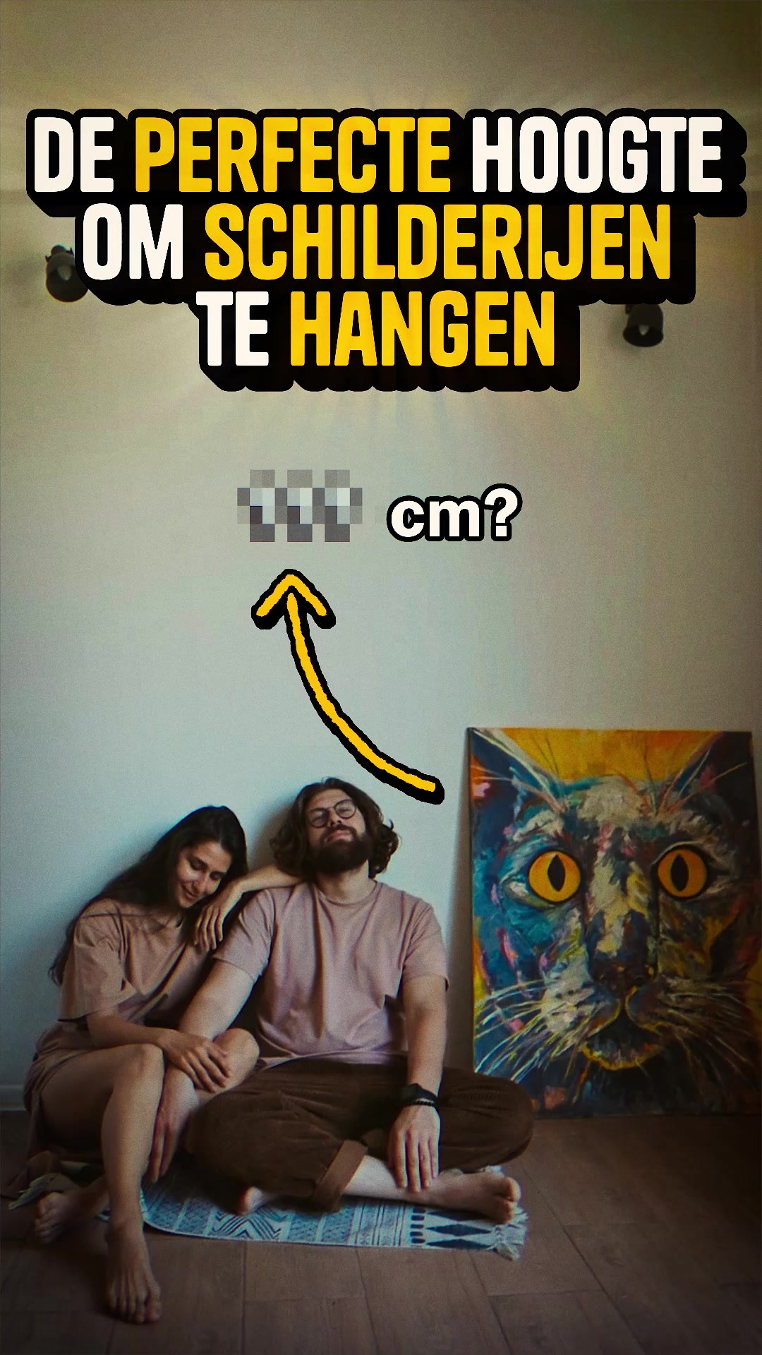 3 tips voor schilderijen op de perfecte hoogte te hangen!