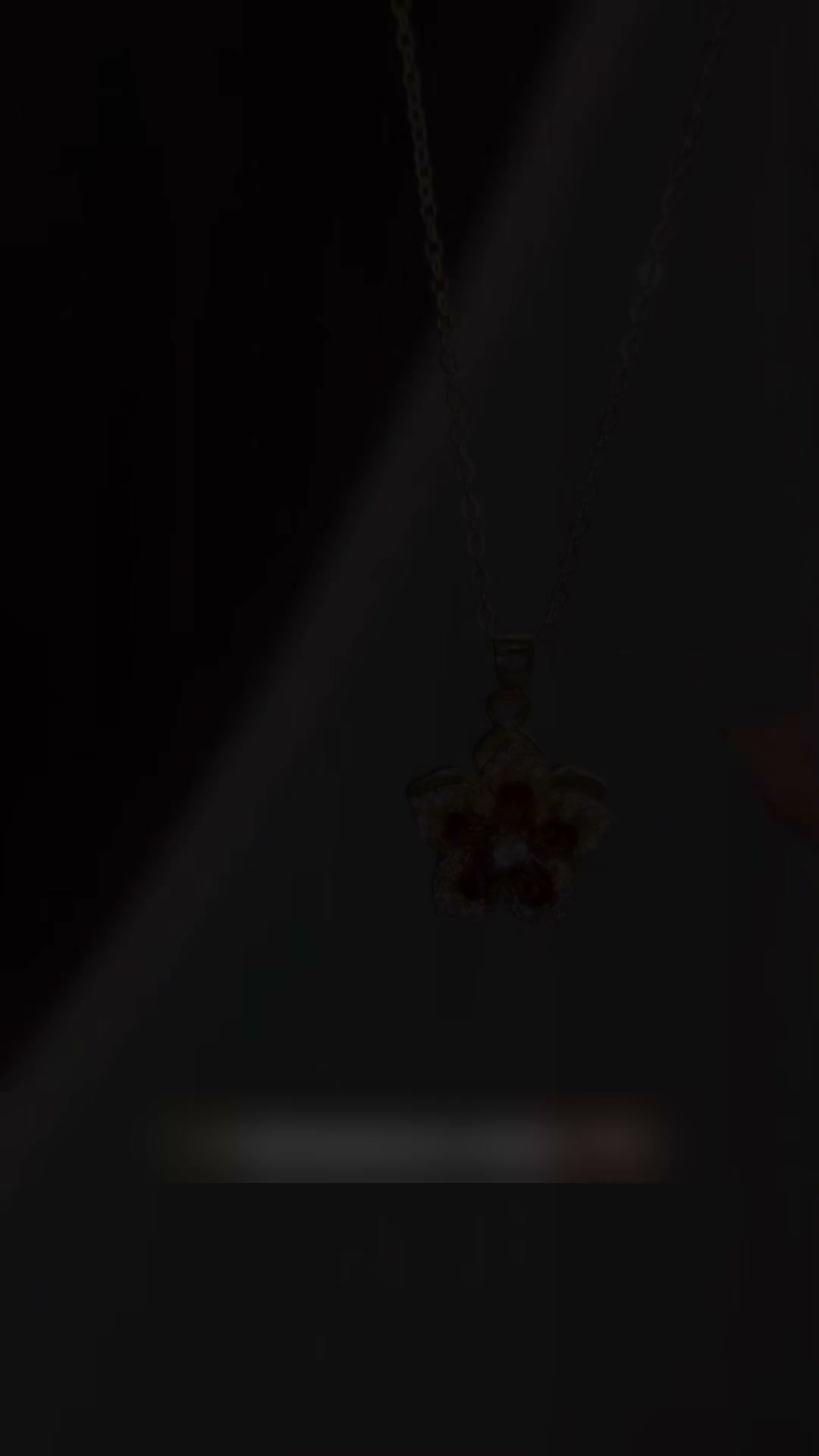 The flower actually spins