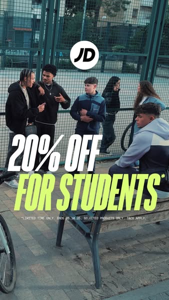 We've doubled student discount