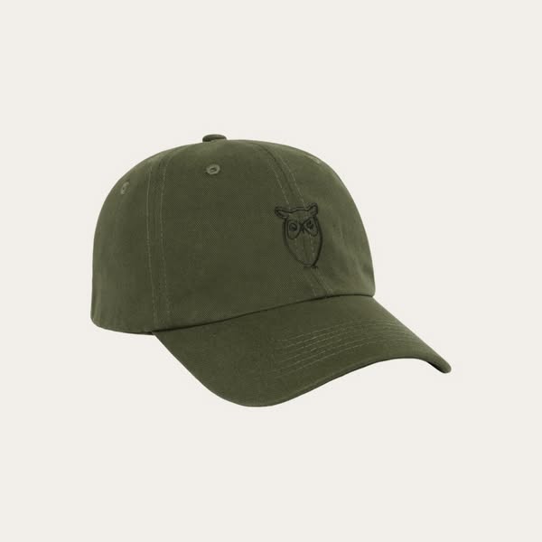 Twill logo cap - Forest Night