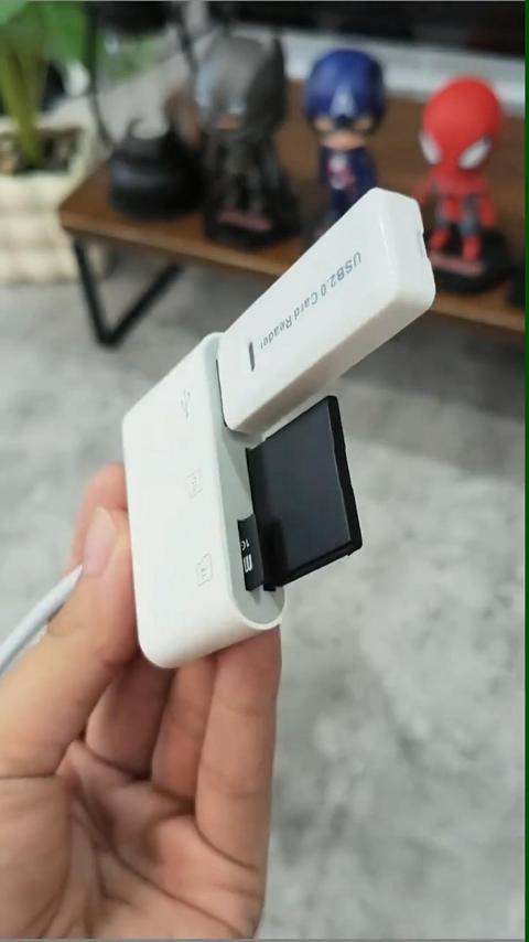 3-in-1 USB-C Memory Card Reader