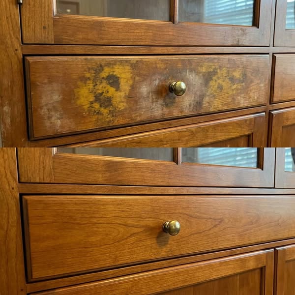 Her sister took one look and asked what happened to the cabinet