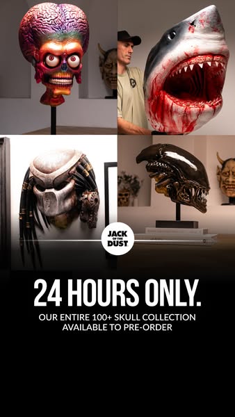 24 HOURS TO PRE-ORDER YOUR SKULL