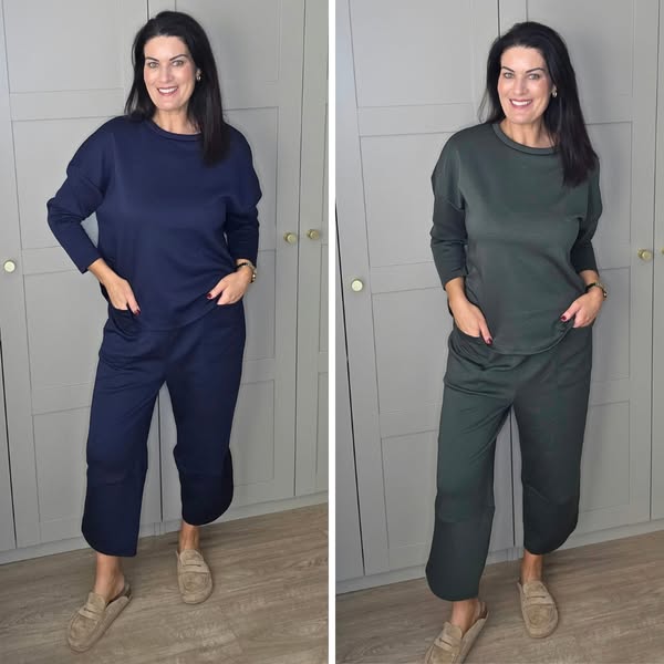 Soft stretch fabric that moves with you and doesn’t cling.