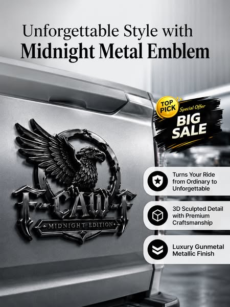 F-CAW-F "Midnight Edition" Metal Emblem