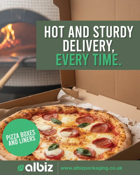 Takeaway Pizza Boxes – Brown, White & Printed