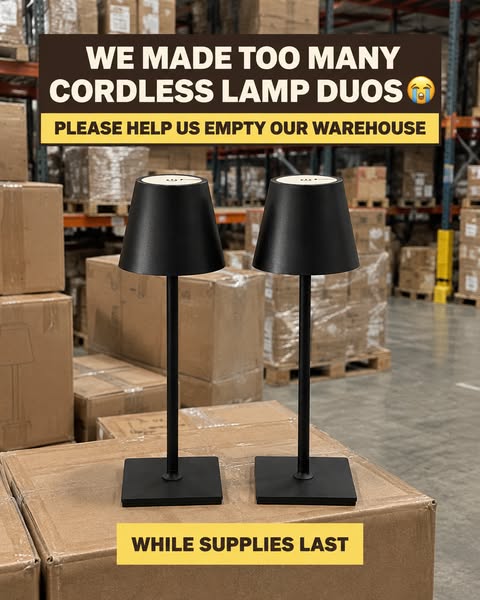 One Charge, Two Lamps, Total Freedom