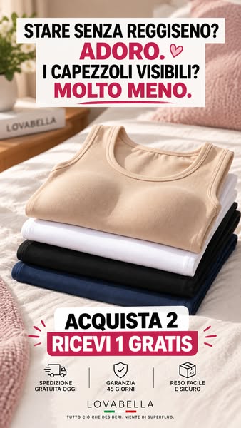 Mi dimentico persino di averla indossata