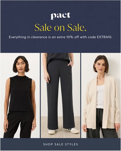 Extra 10% Off Clearance