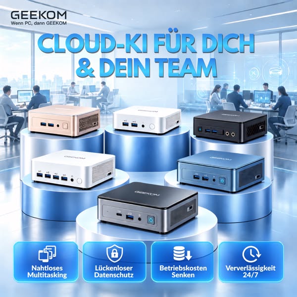 GEEKOM AI Mini-PC: Zeit sparen!