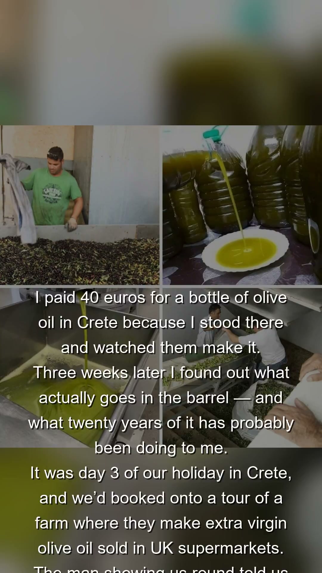 How to Spot Fake Olive Oil in 60 Seconds