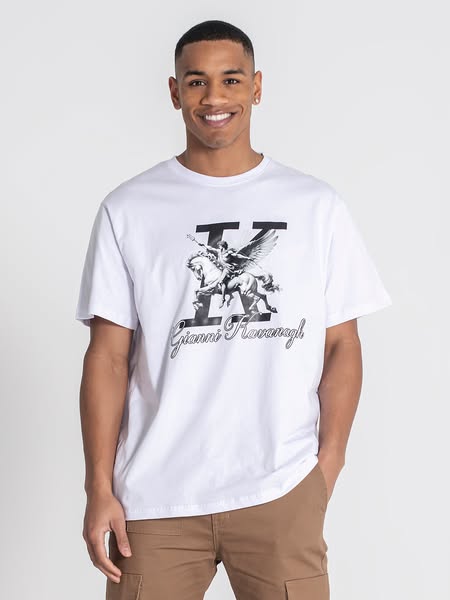 T-Shirt Oversized Branca Knight