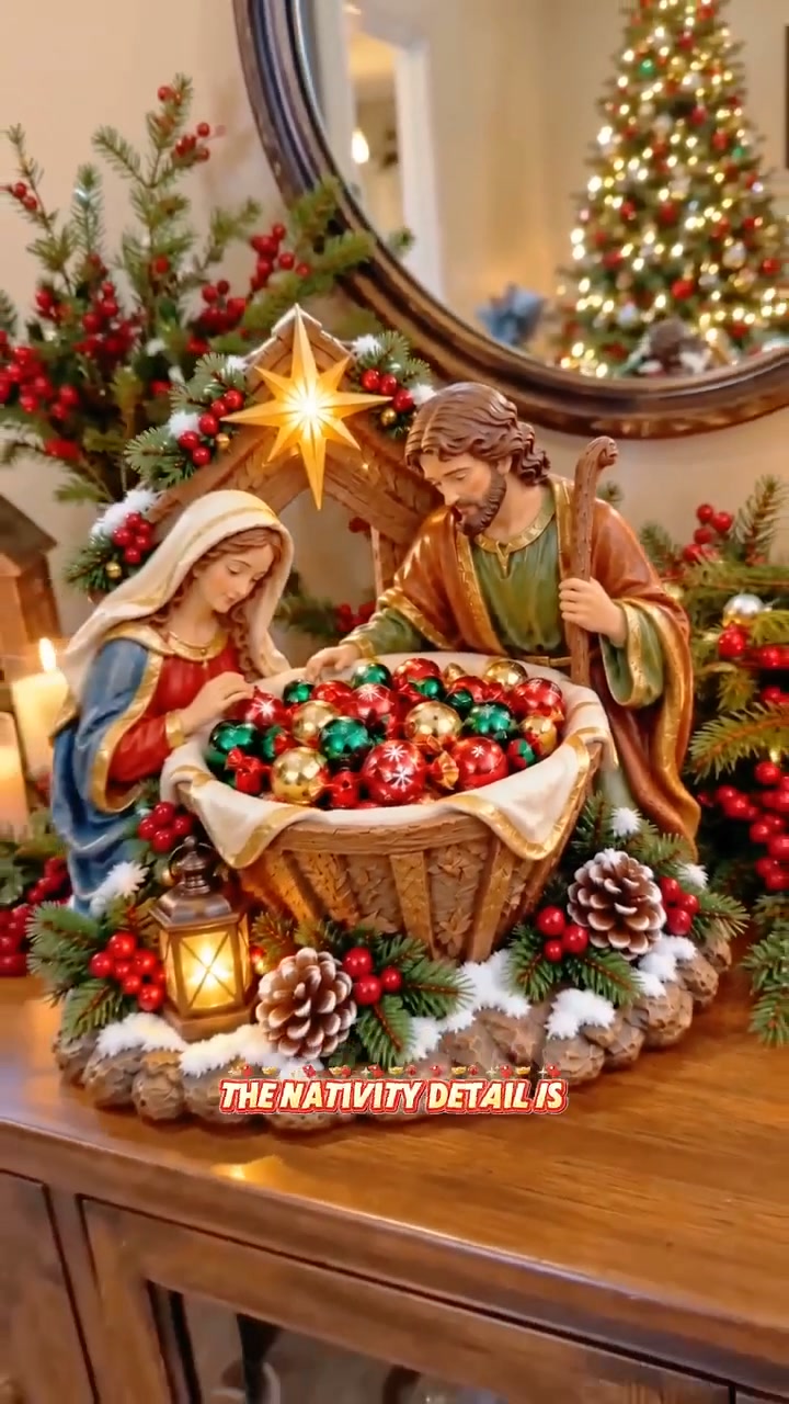 Nativity Christmas Candy Bowl
