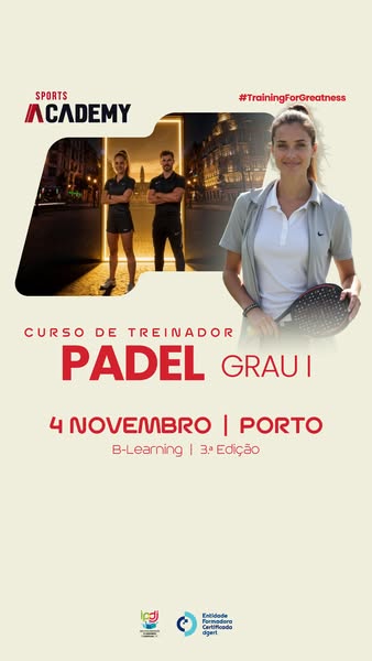 Quero ser Treinador/a de Padel