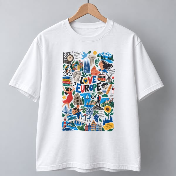 Love Europe white — Euforia Shop