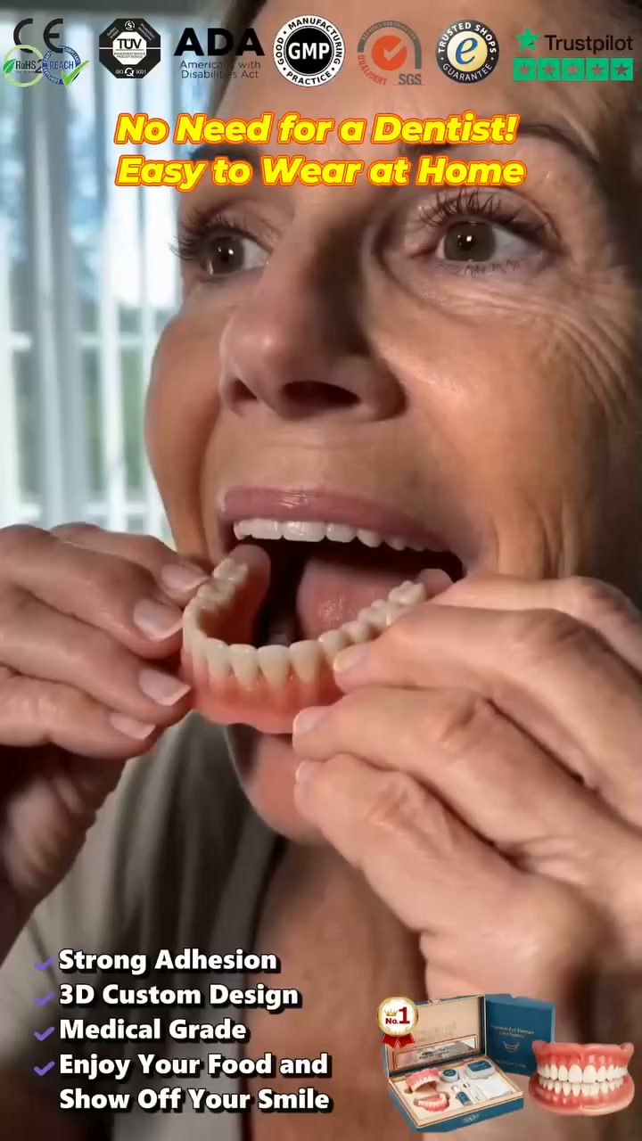 Custom—Fit Dentures for Everyday Comfort