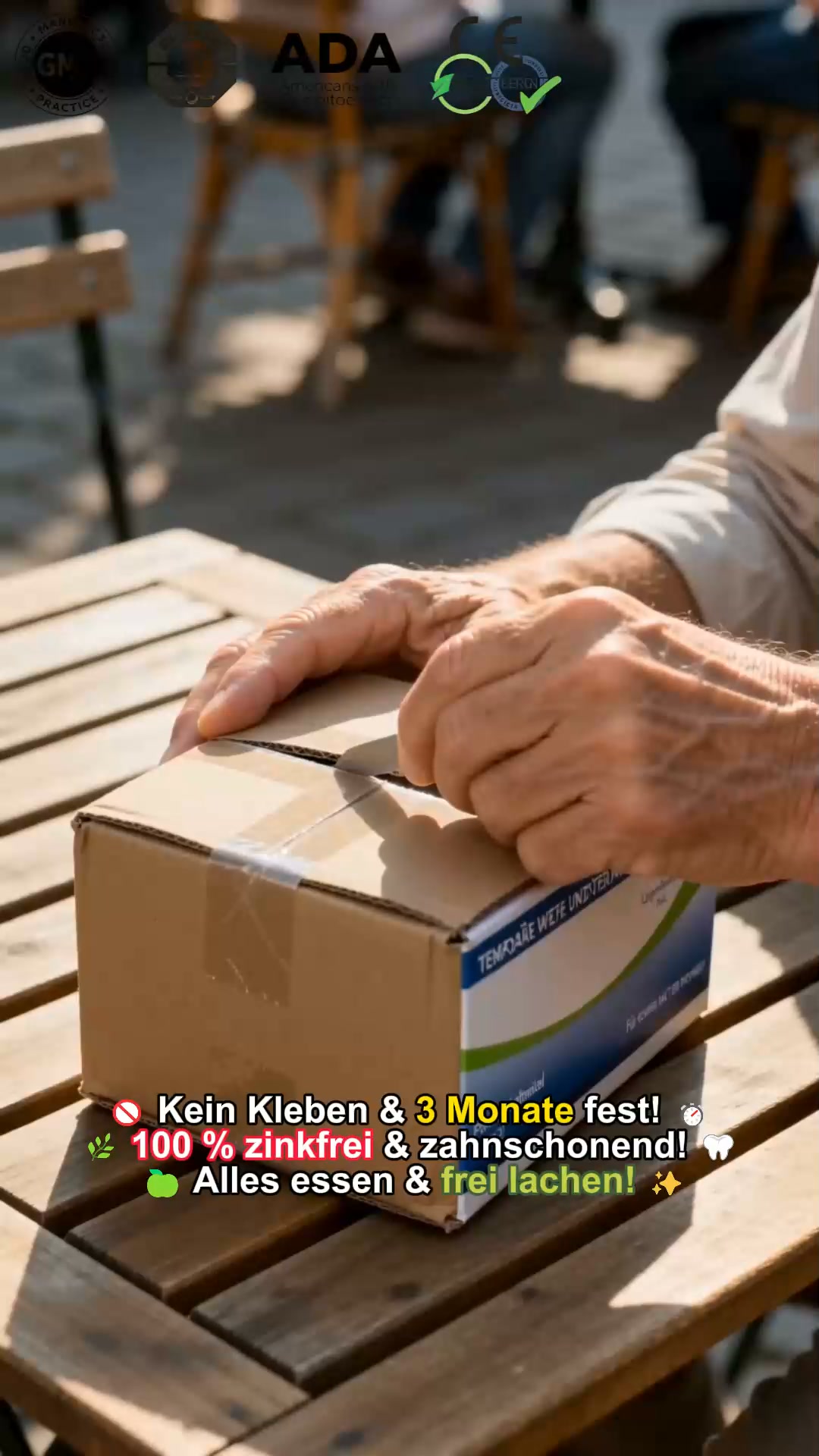 "Man merkt gar nicht mehr, dass man eine Prothese trägt – einfach wieder unbeschwert essen und lachen."
