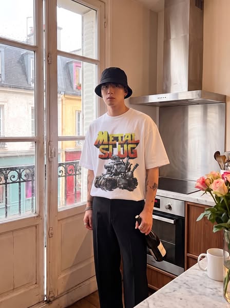 Metal Slug Heavyweight White Tshirt