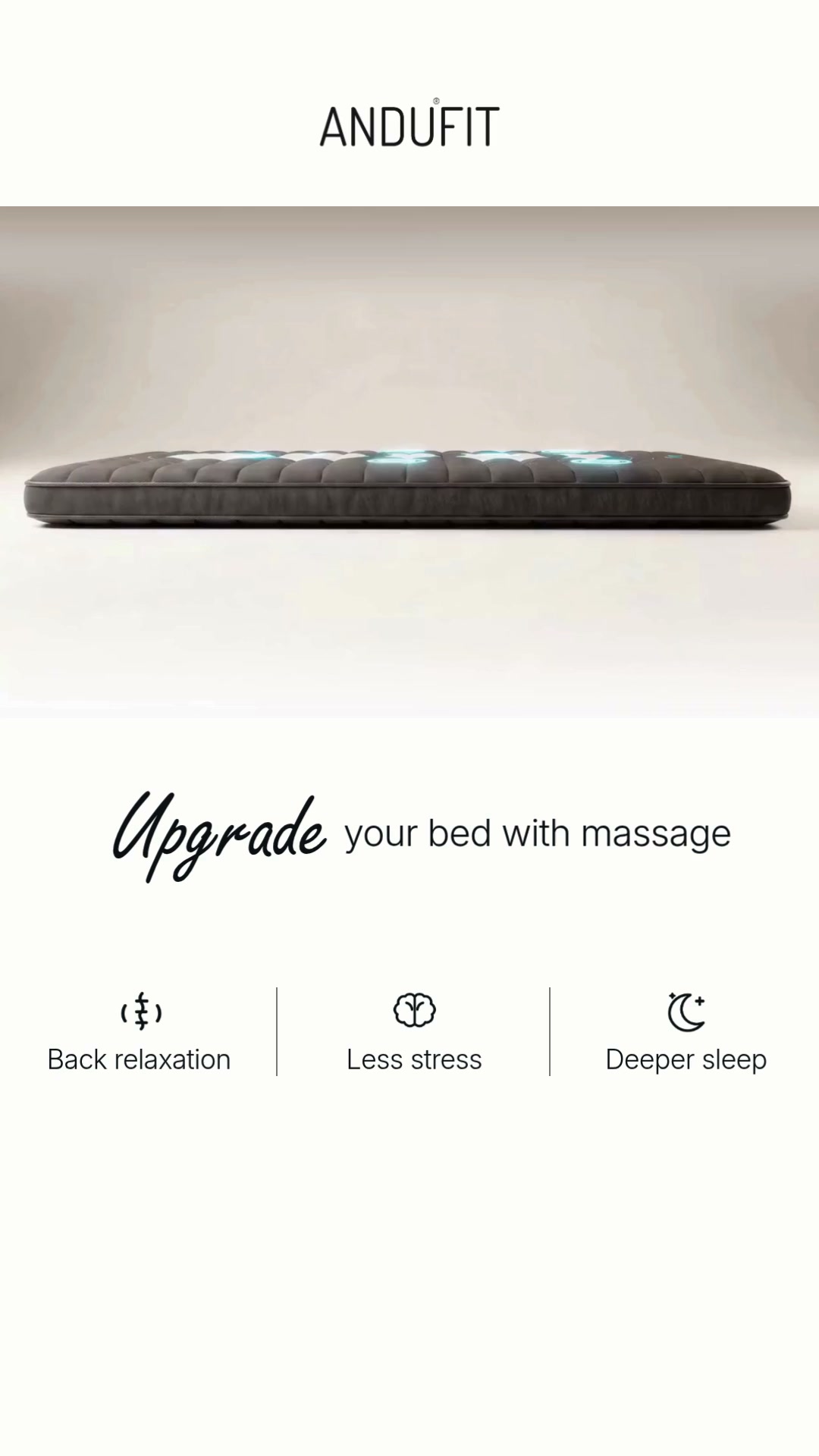 Upgrade your bed with massage