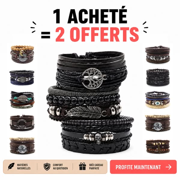 Mélange les différents bracelets (+ de 1000 combinaisons)