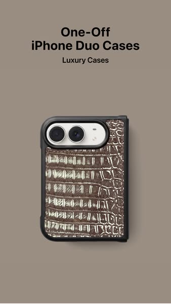 NEW IN: Luxury Leather iPhone 18 Cases