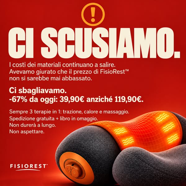 ADDIO A DOLORI A COLLO E SPALLE