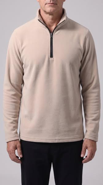 No logo, no panel, no stripe down the arm.