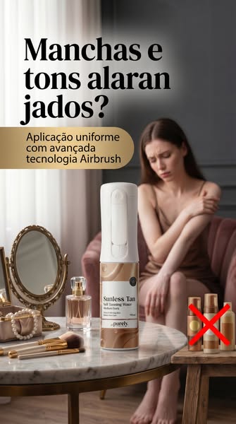 Uma tez de verão perfeita — no conforto da sua casa.
