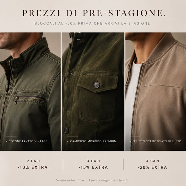 Collezione Mezza Stagione — Tutto al −50%