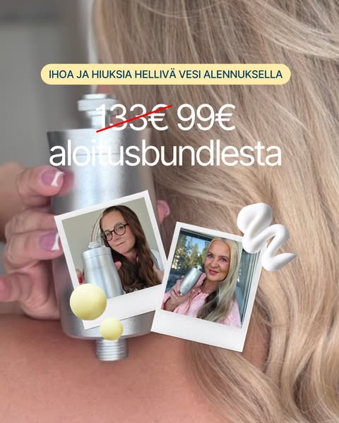 Suomen suosituin suihkusuodatin