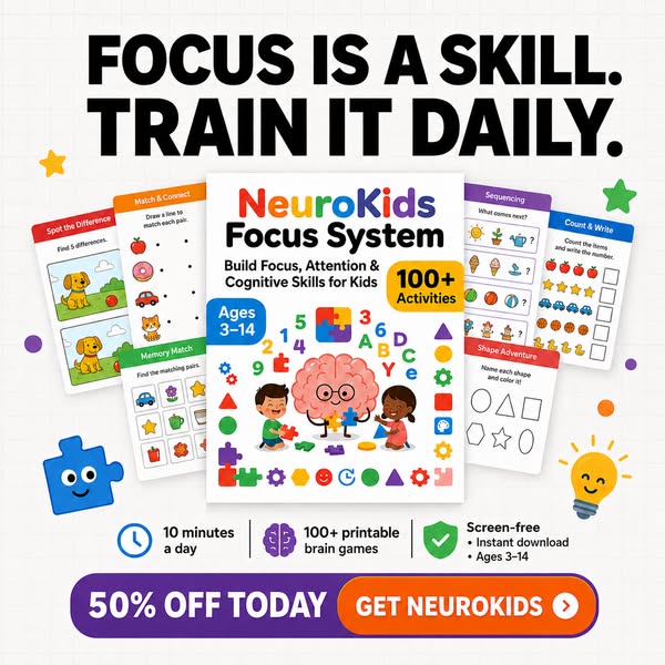 10-Minute Focus Practice for Kids