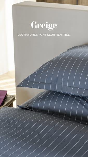 Le lit prend des lignes