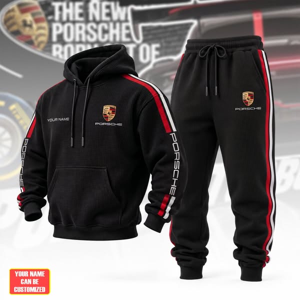 Porsche 2026 New Style Hoodie and Sweatpants set