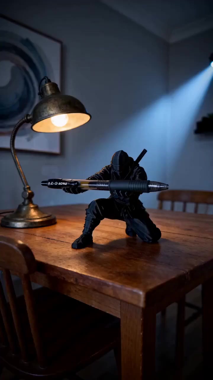 3D Printed Samurai Pen Holder Desk Organizer