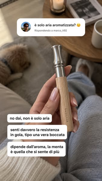 Il Primo Inalatore di Aromaterapia per il Rituale Mano-Bocca