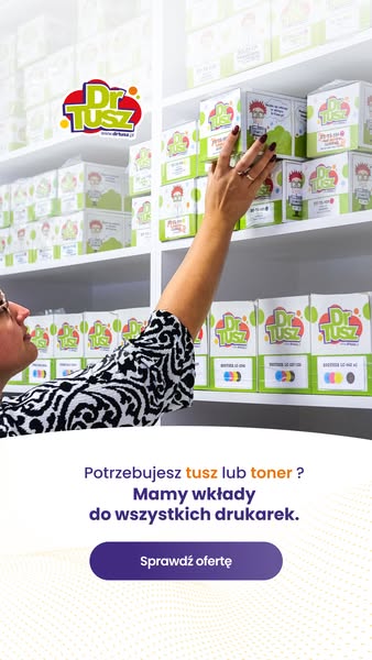 Zamów tusz lub toner z darmową dostawą