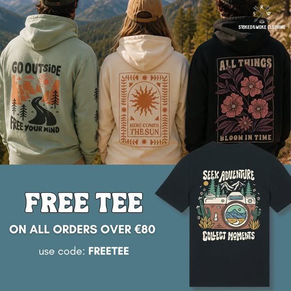 Free Tee on Orders Over €80