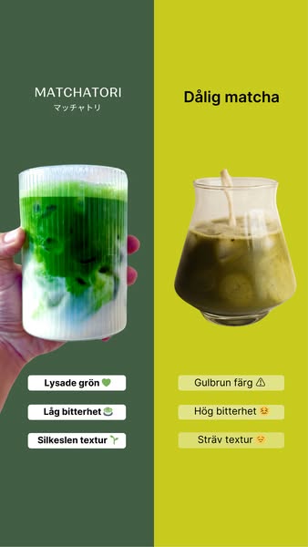 Beställ matcha av absolut högsta kvalitet